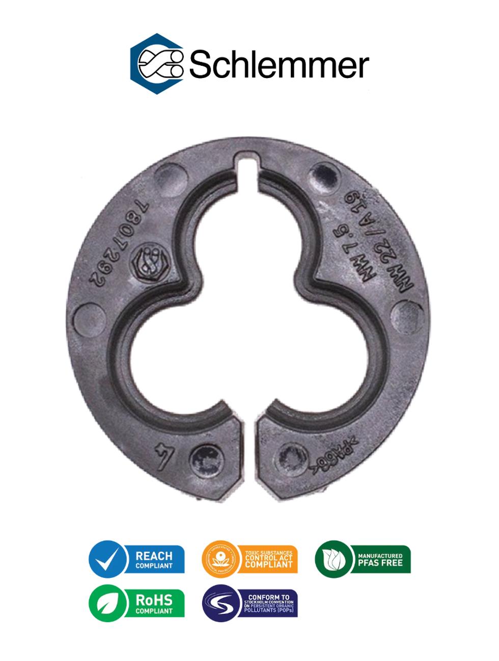 REDUCER FORM C NW 22 → 2 x 4,5 - 7,5