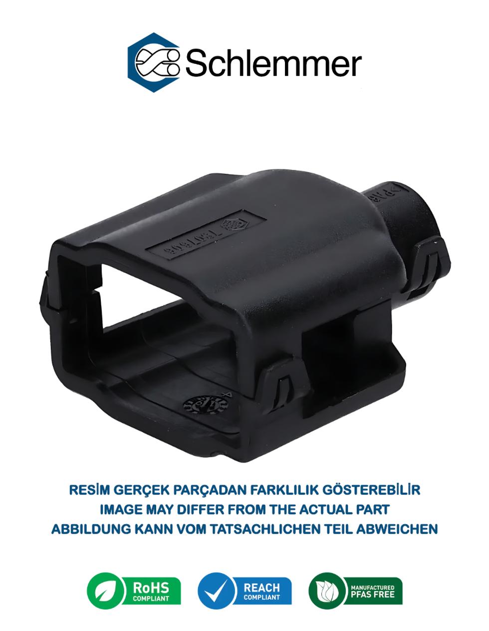 CONNECTOR INTERFACE DELPHI4 A/- PA66 BK NW 7.5