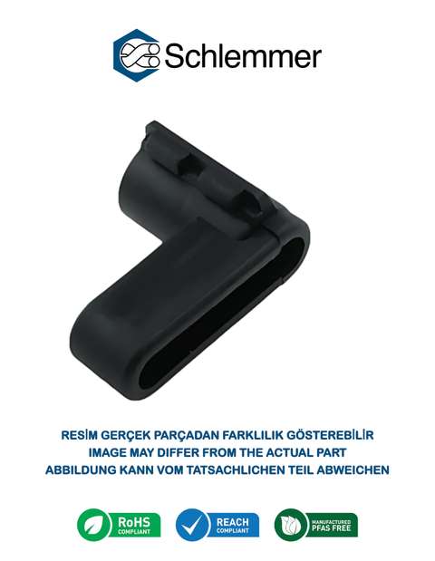 CONNECTOR INTERFACE DELPHI4-GT150 A/RR PA66 BK NW 7.5