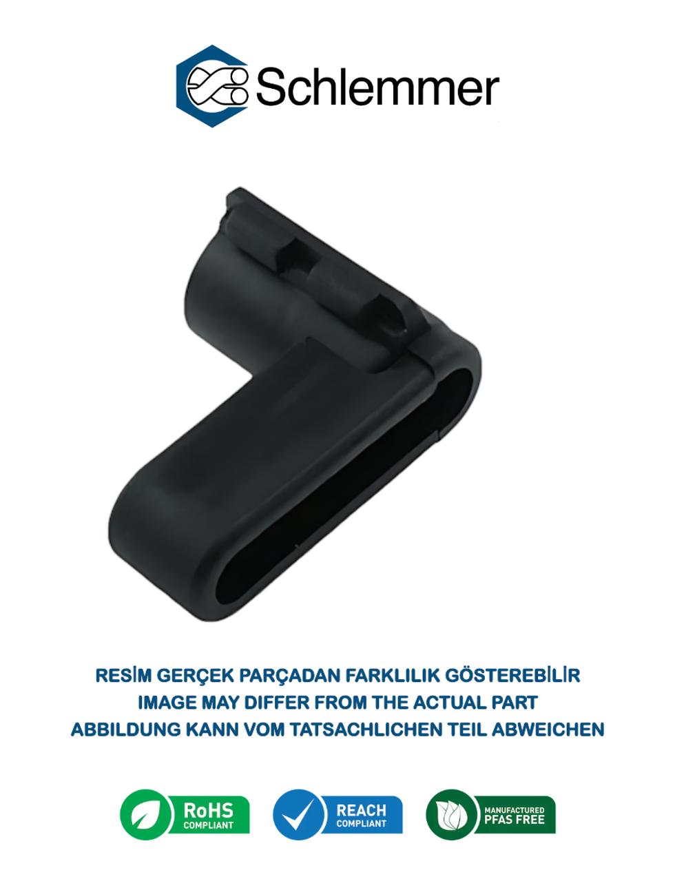 CONNECTOR INTERFACE DELPHI4-GT150 A/RR PA66 BK NW 7.5