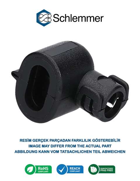 CONNECTOR INTERFACE DELPHI2-GLOBAL B/RR PA66 BK NW 4.5