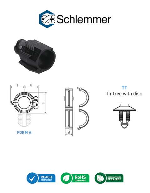 FIXING CLIP NW13 FORM A - TK 6.5