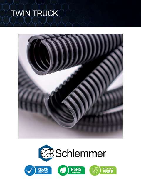 TWIN TRUCK PA6 BKNO BLACK NW13