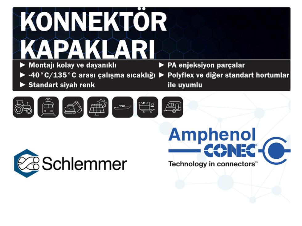 Amphenol Konnektör Kapakları
