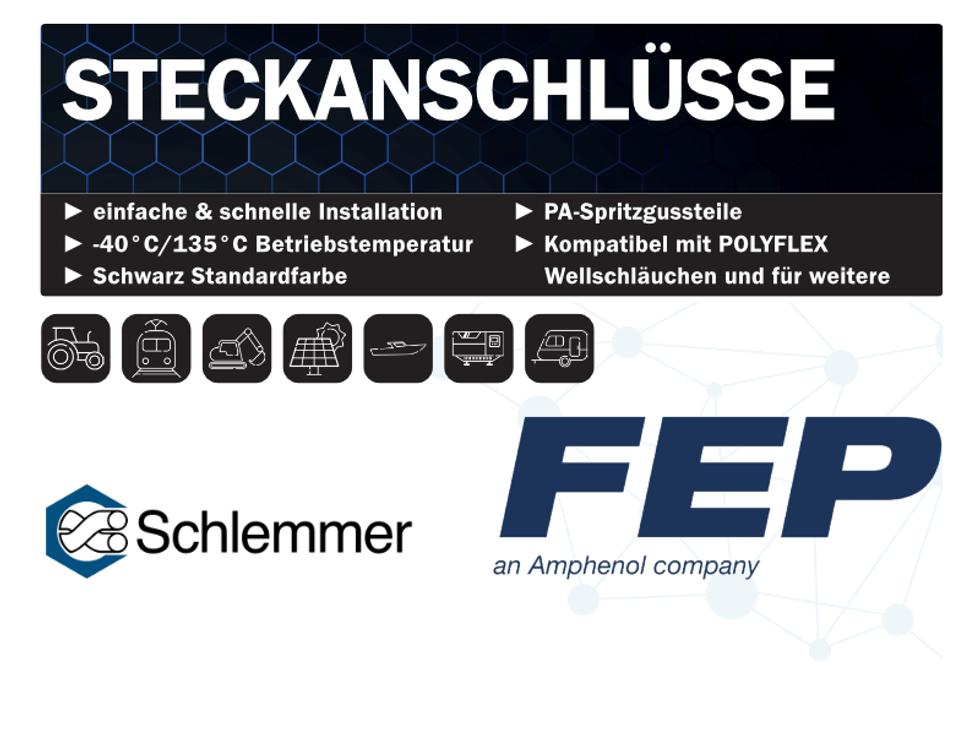 Steckanschlüsse FEP