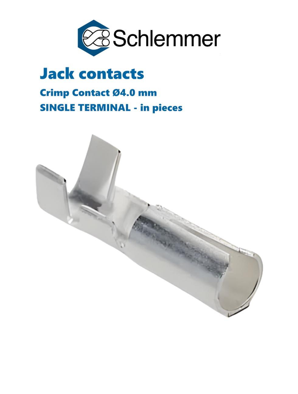 SOCKET CRIMP CONTACT A Ø4.0 / SINGLE-P1000