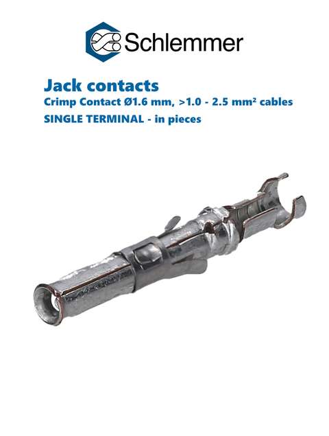 SOCKET CONTACT Ø1.6 /1-2.5Q SINGLE-P1000