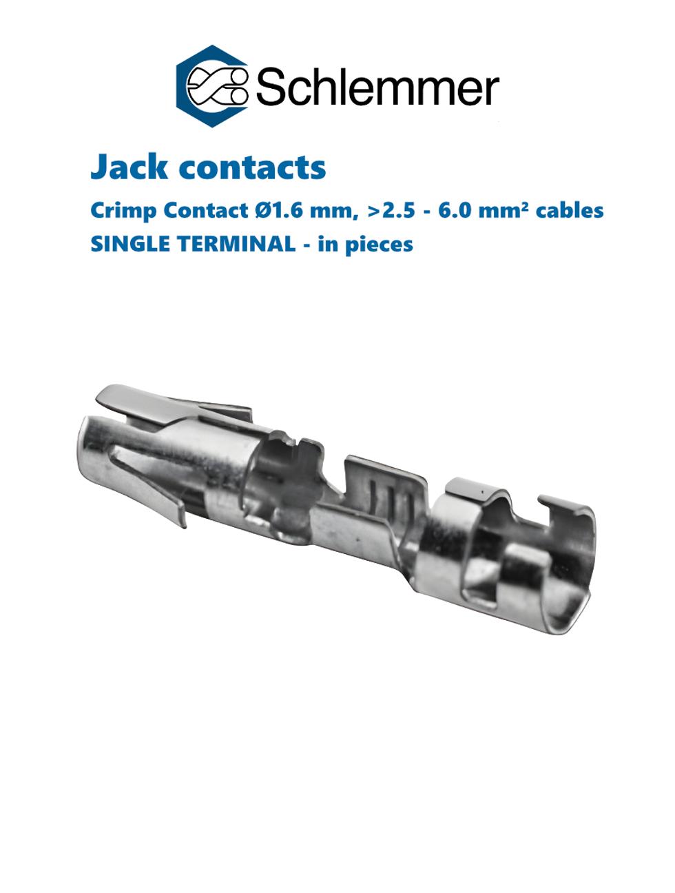 SOCKET CONTACT Ø3.5 /2.5-6Q SINGLE-P1000