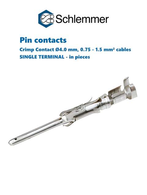 SOCKET CONTACT Ø4.0 /0,75-1,5 SINGLE-P1000