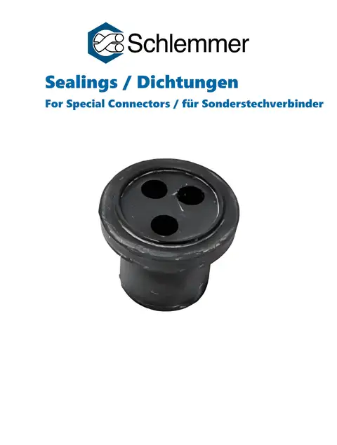 3-POLE CONNECTOR SEAL F. M24X1/3