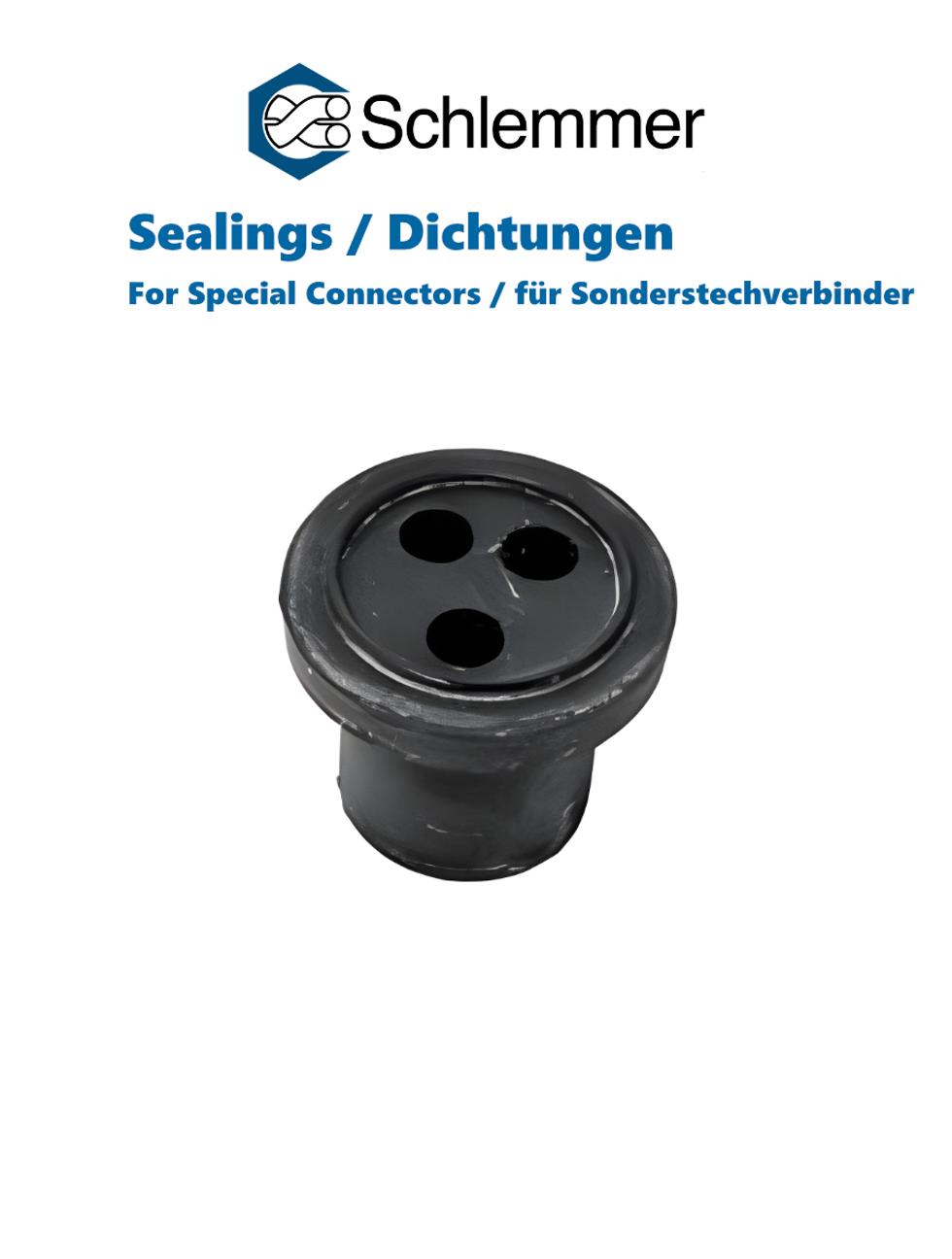 3-POLE CONNECTOR SEAL F. M24X1/3