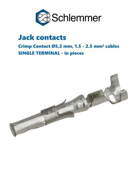 SOCKET CONTACT Ø5.2 /1,5-2,5 SINGLE-P1000