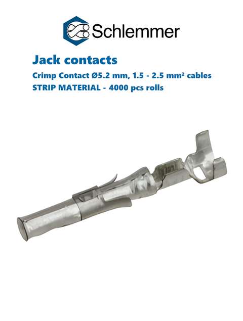 SOCKET CONTACT Ø5.2 /1,5-2,5 STRIPE-P4000