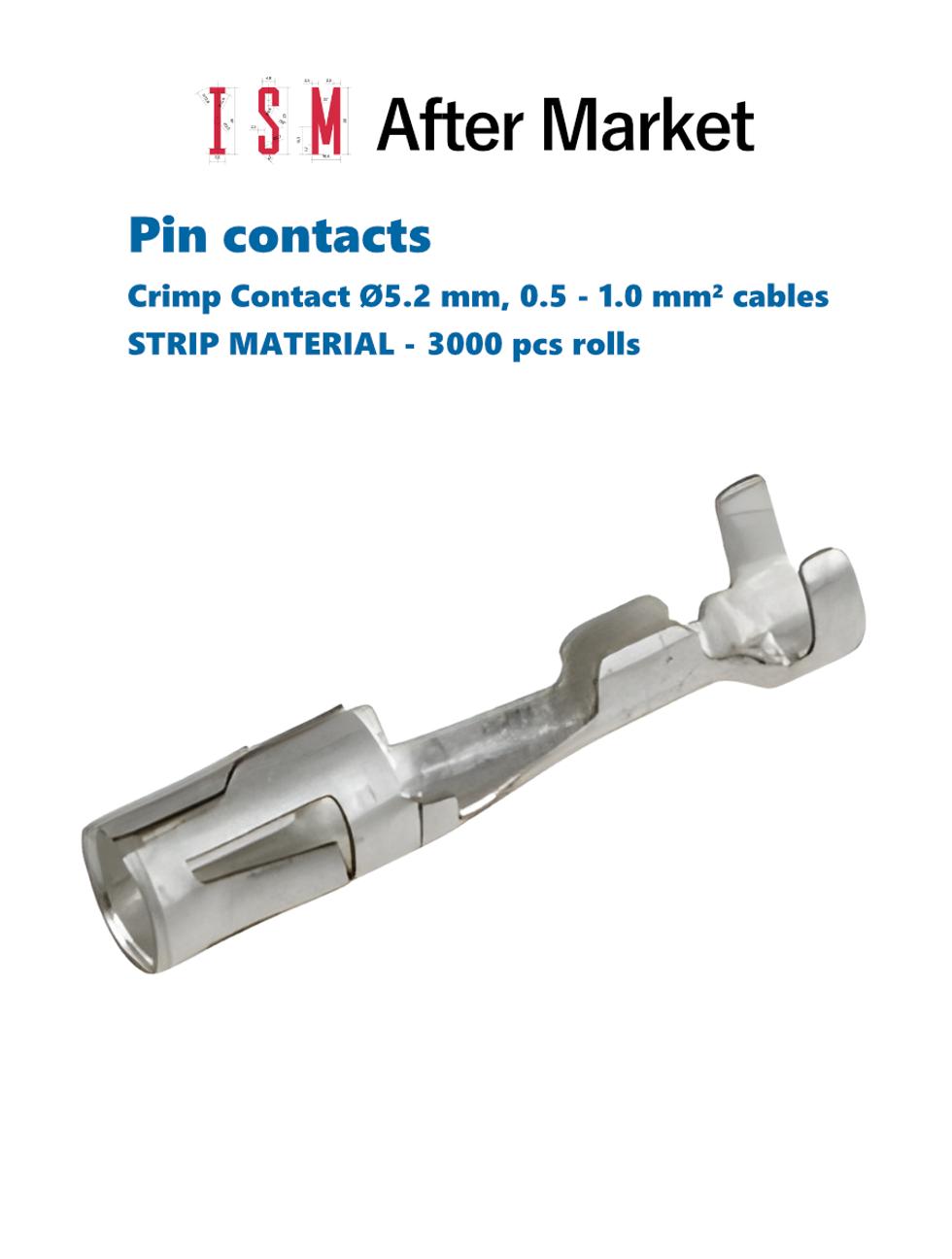 7814049- SOCKET CONTACT Ø5.2 /0,5-1,0 STRIPE-P3000