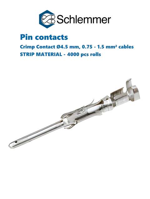 PIN CONTACT Ø4.0 /0,75-1,5 STRIPE-P4000