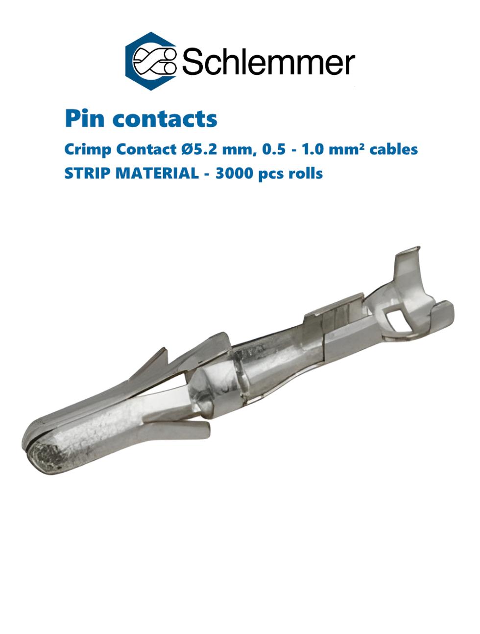 PIN CONTACT Ø5.2 /0,5-1,0 STRIPE-P3000