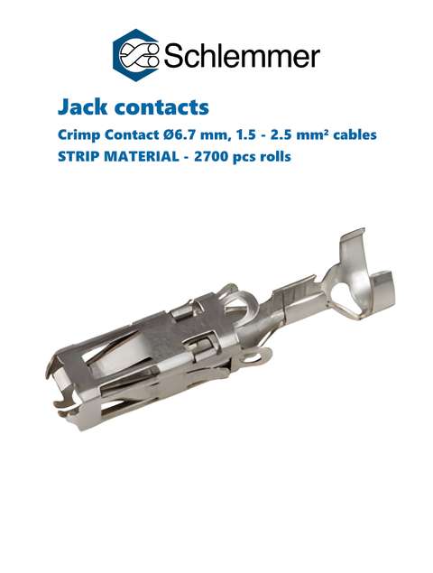 SOCKET CONTACT Ø6.7 /1,50-2,50 STRIPE-P2700