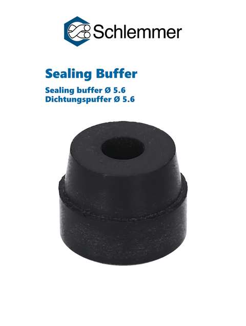 SEALING BUFFER NEOPREN BLACK FOR Ø5.6 CABLES PG11