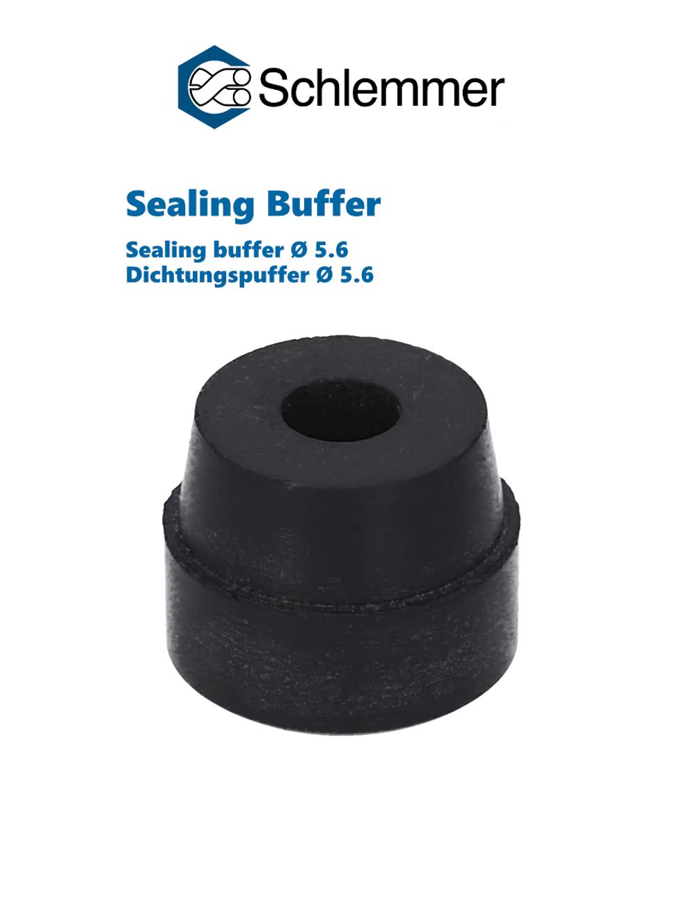 SEALING BUFFER NEOPREN BLACK FOR Ø5.6 CABLES PG11
