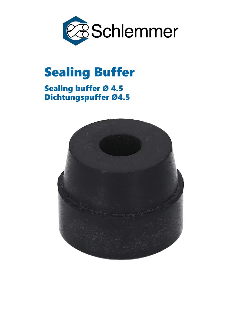 SEALING BUFFER NEOPREN BLACK FOR Ø4.5 CABLES PG11