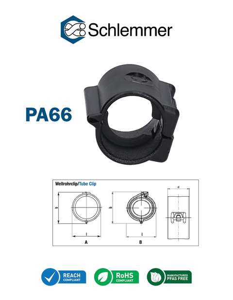 TUBE CLIP NW8.5 FORM B