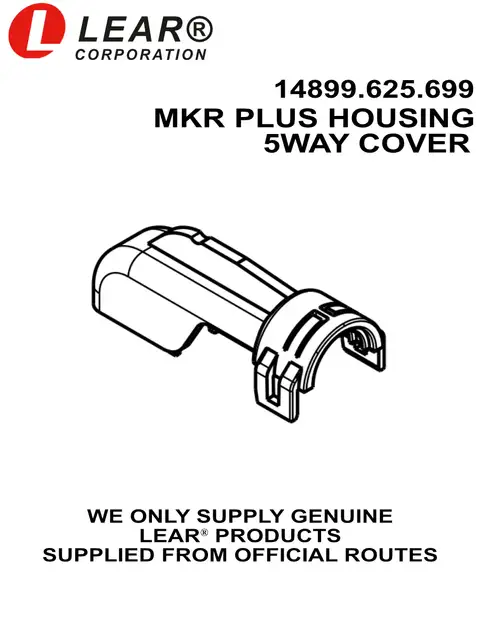 MKR PLUS HOUSING 5WAY COVER