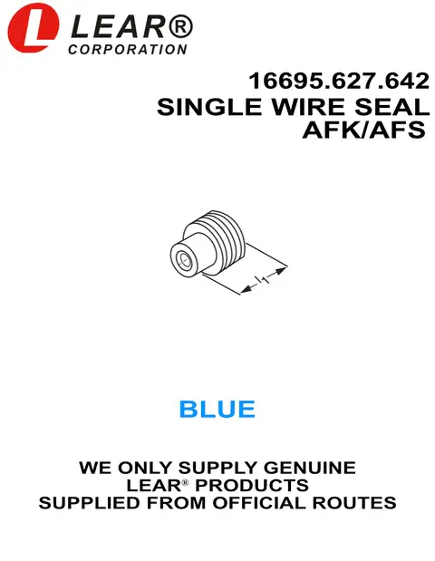 TERMINAL PLUG BLUE, 1.2-2.1 mm, Ø5.5