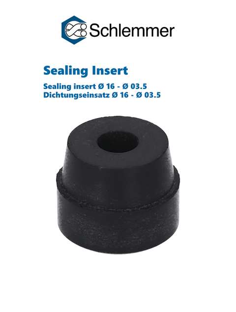 SINSERT PVC-S BK 16X06,5/03,5X12,5