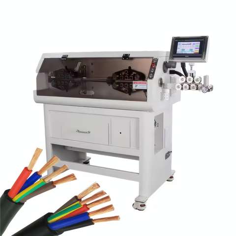 JCW_ CS19M Ø25mm ROUND MULTICORE CABLE CUTTING AND STRIPPING MACHINE