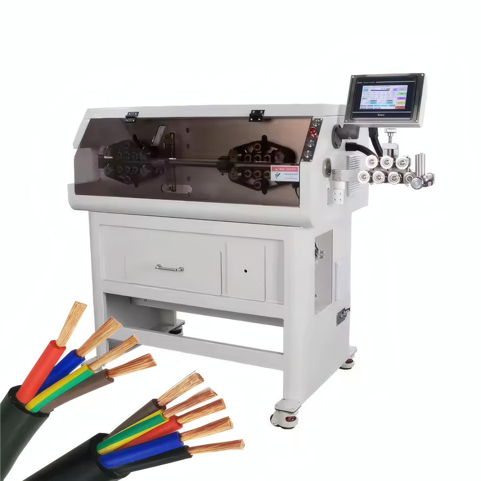 JCW_ CS19M Ø25mm ROUND MULTICORE CABLE CUTTING AND STRIPPING MACHINE