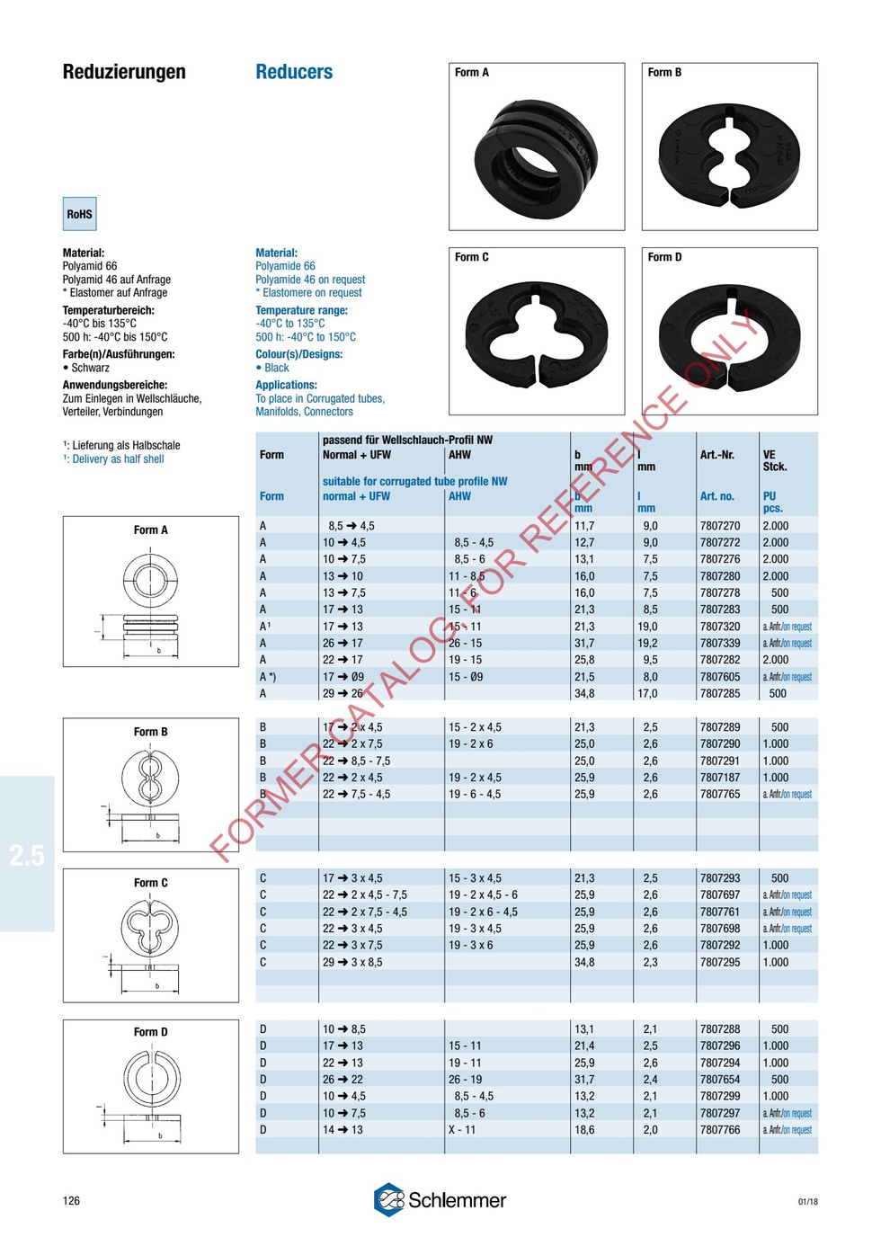 POLYFLEX CONNECTOR 90° NW 13-13