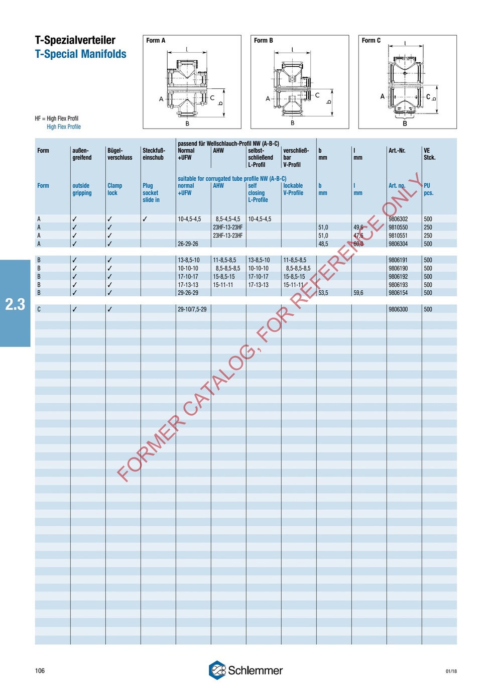 POLYFLEX REDUCER FORM B NW 22 → 7.5 - 4.5