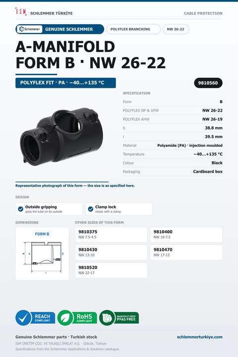POLYFLEX A-MANIFOLD FORM B NW 26-22