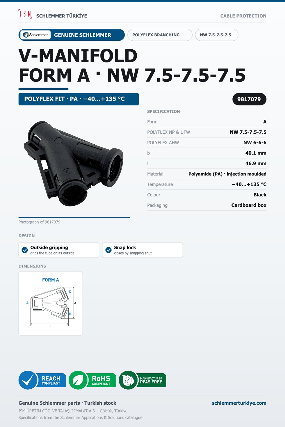 POLYFLEX V-MANIFOLD FORM A NW 7.5-7.5-7.5