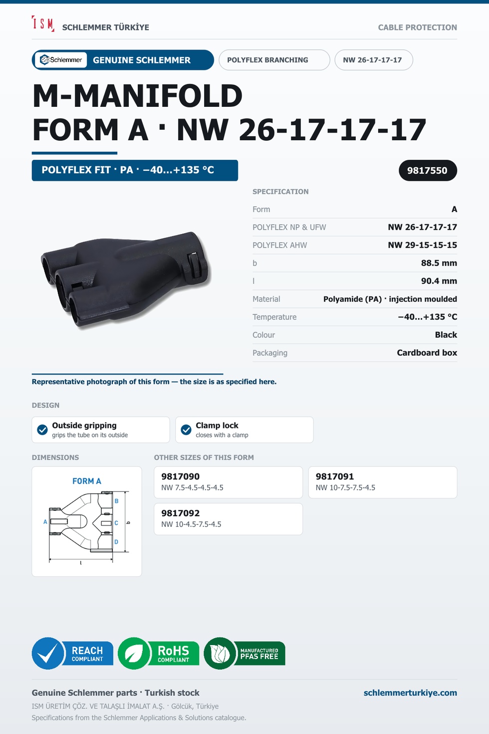 POLYFLEX M-MANIFOLD FORM A NW 26-17-17-17