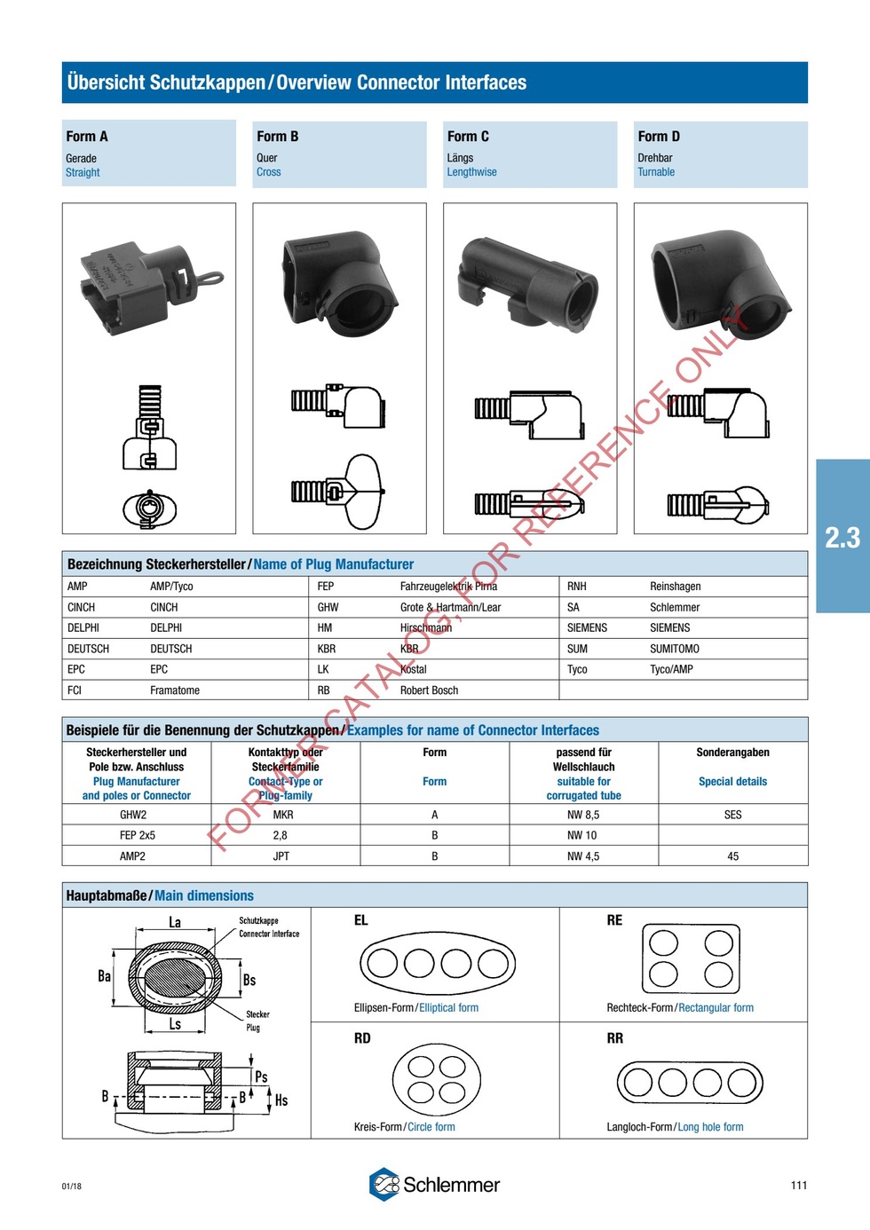 CONNECTOR INTERFACE HM1/2-MLK A/RR PA66 BK NW smooth