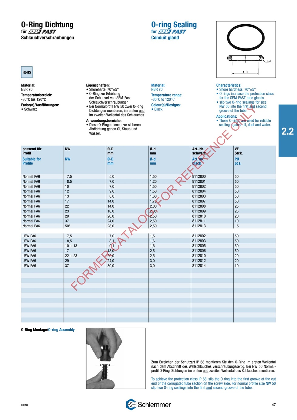 SEMFAST STRAIGHT PG21 NW22 GREY