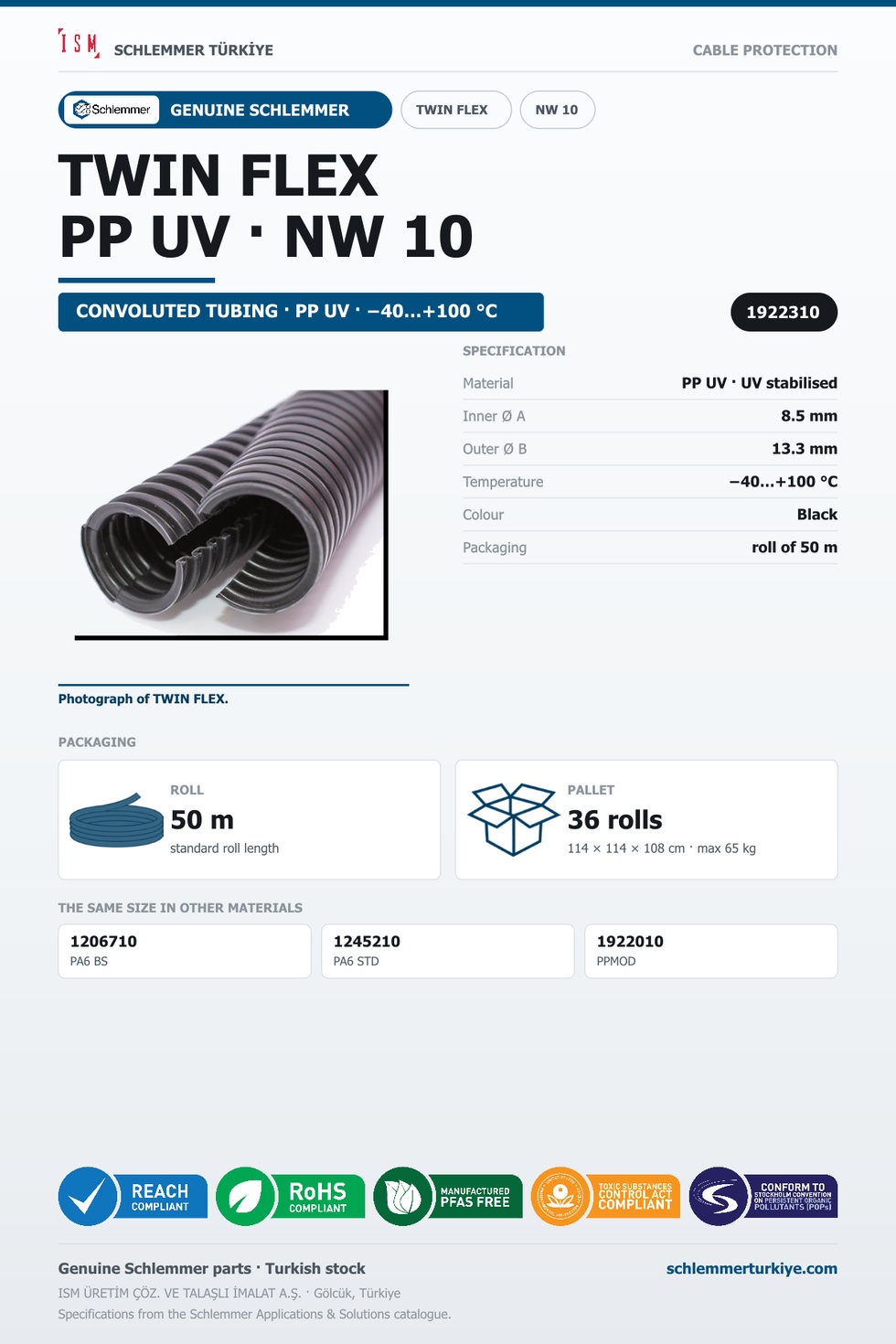 TWIN FLEX · PP UV · NW 10