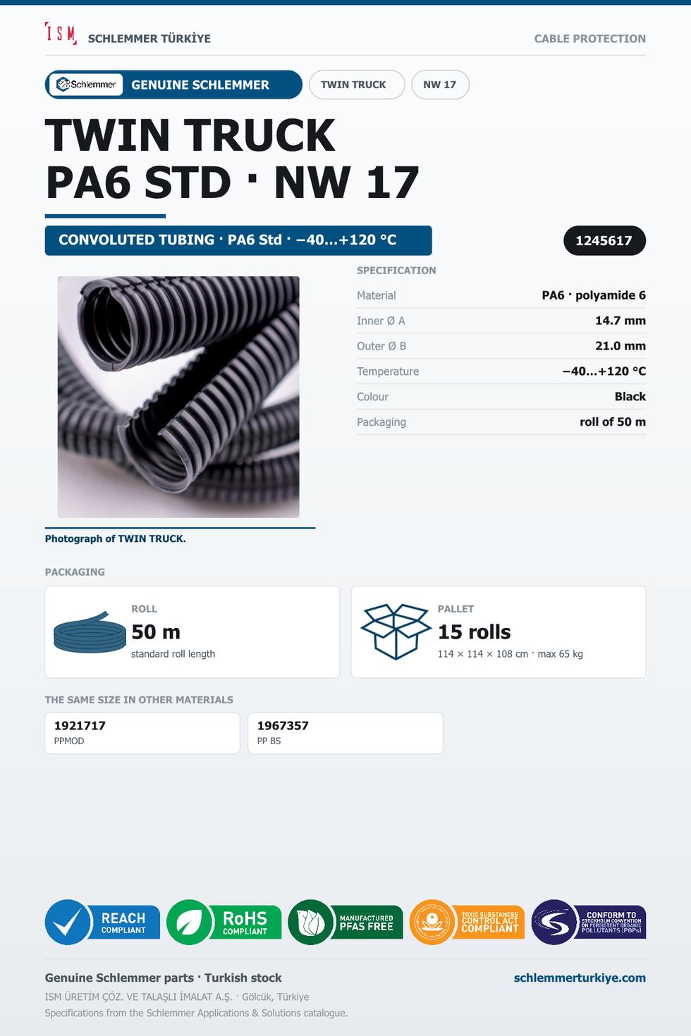 TWIN TRUCK · PA6 STD · NW 17