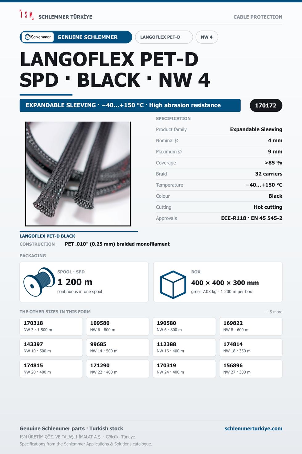 LANGOFLEX PET-D BKNO 04 SPD 1200M 32C
