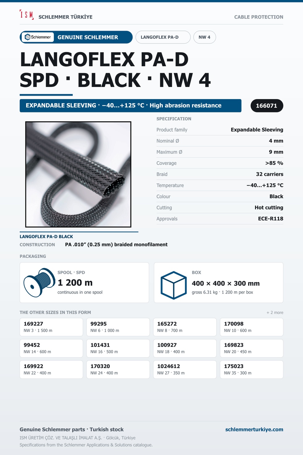 LANGOFLEX PA-D BKNO 04 SPD 1200M 32C