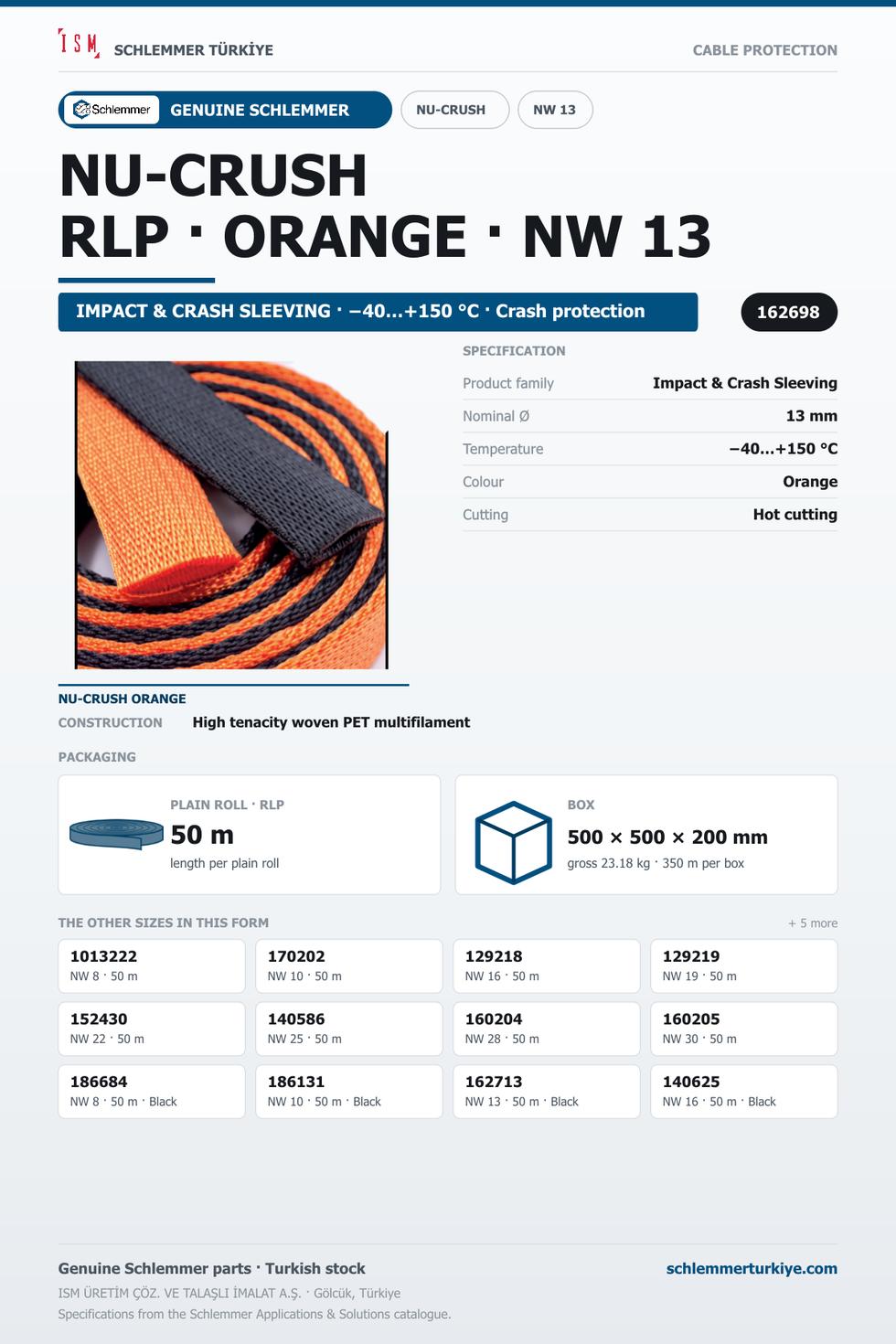 NU-CRUSH ORNO 13 RLP 50M