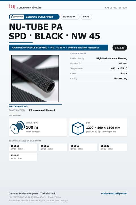 NU-TUBE PA BKNO 45 SPD 100M