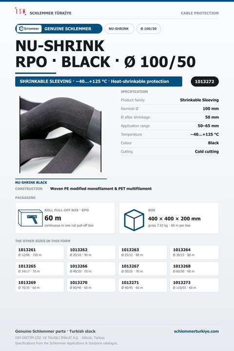 NU-SHRINK BKNO 100/50 RPO 60M