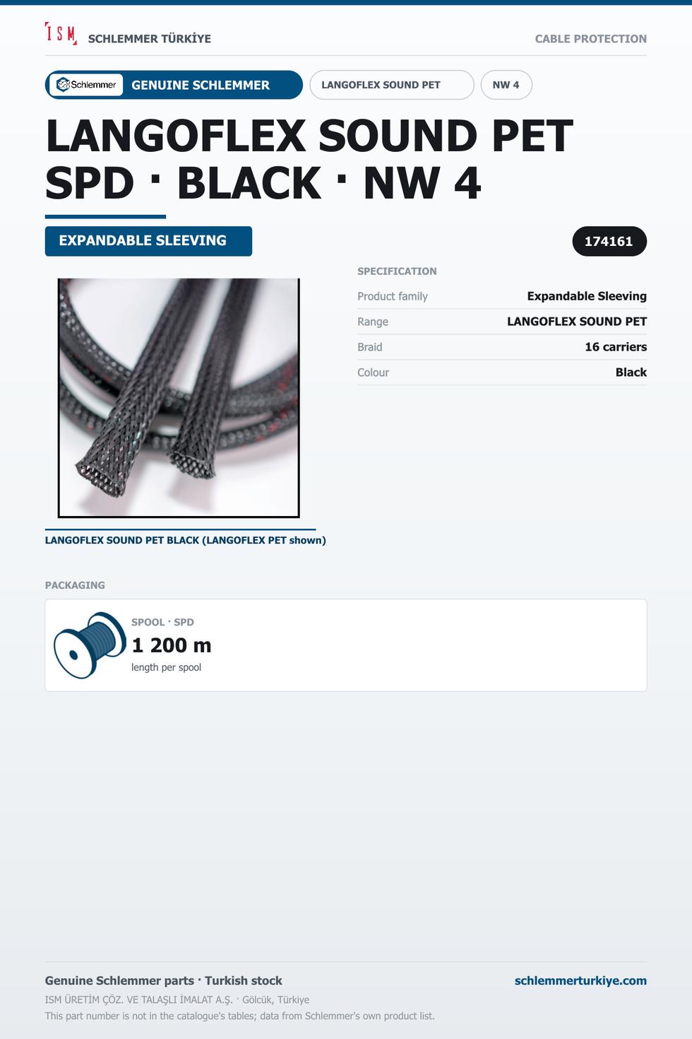 LANGOFLEX SOUND PET BKNO 04 SPD 1200M 16C