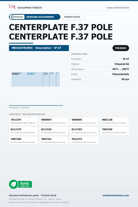 CENTERPLATE F.37 POLE