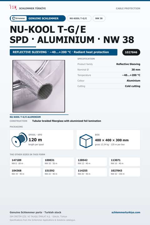 NU-KOOL T-G/E ALNO 38 SPD 120M