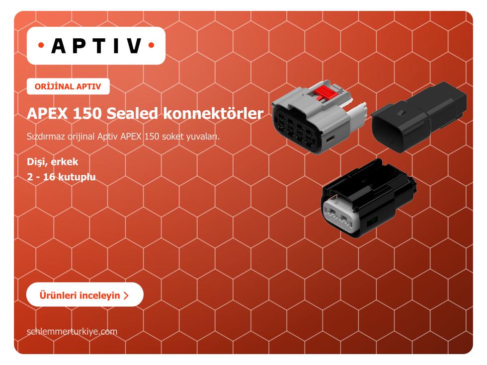 APTIV(R) APEX 150 Sealed konnektörler