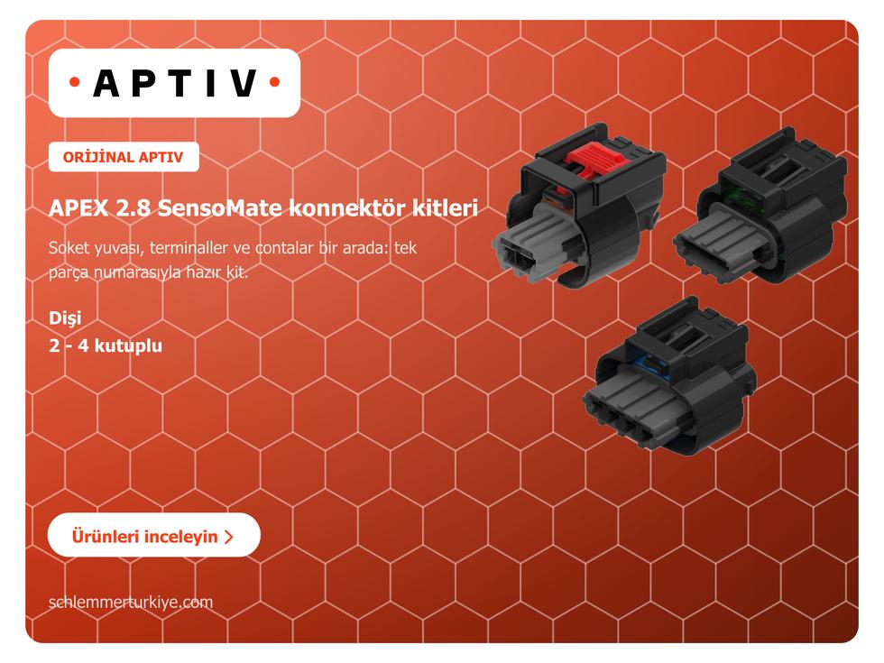 APTIV(R) APEX 2.8 SensoMate konnektör kitleri