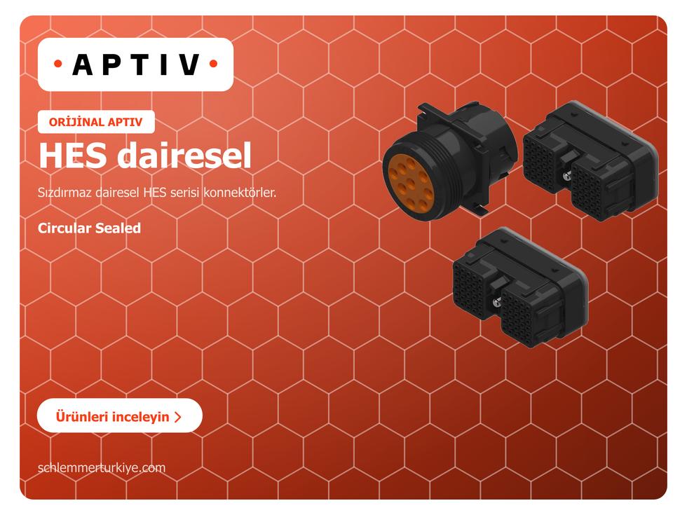 APTIV(R) HES dairesel konnektörler